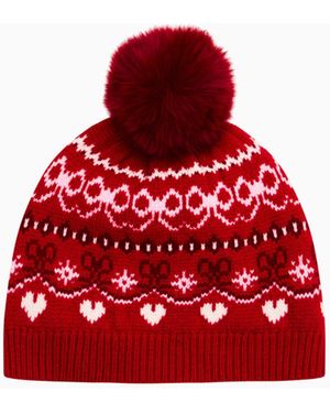 NWT Loveshackfancy Sanibel Hat Wool Red Velvet Truffle OS $115 LoveShackFancy | Accessories | Nwt Loveshackfancy Heart  main image 2