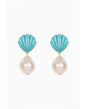 LoveShackFancy Jennifer Behr Nori Earrings For - Blue