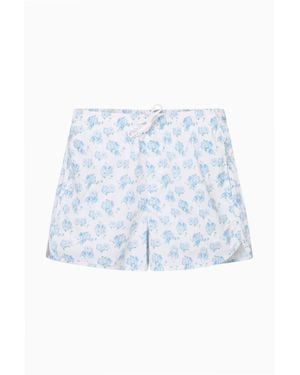 LoveShackFancy Kai Swim Shorts For - Blue