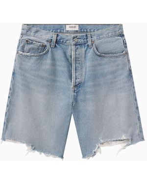LoveShackFancy Agolde Indra Short For - Blue