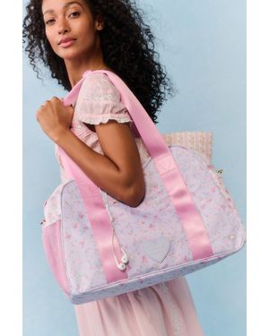 LoveShackFancy State X Floral Bella Diaper Tote For - Pink