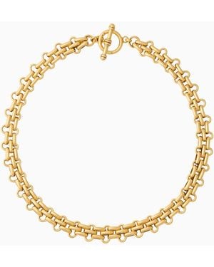 LoveShackFancy Brinker+Eliza End Game Choker For - Metallic