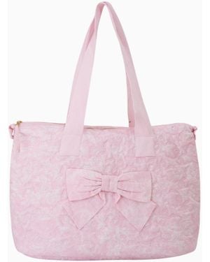 LoveShackFancy Oran Toile Print Weekender For - Pink