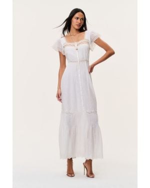 LoveShackFancy Georgine Cotton Lace Maxi Dress For - Multicolor