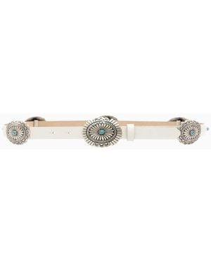LoveShackFancy Streets Ahead Iris Concho Belt For - Multicolor