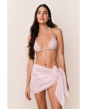 LoveShackFancy Dawsette Bow Cover-Up Skirt For - Multicolor