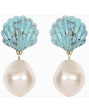 LoveShackFancy Jennifer Behr Nori Earrings For - Blue