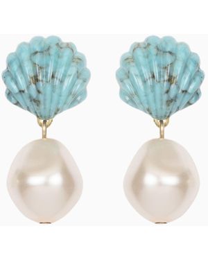 LoveShackFancy Jennifer Behr Nori Earrings For - Blue