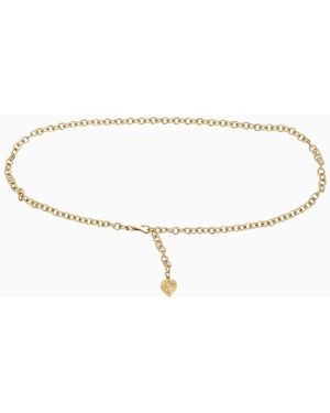 LoveShackFancy Streets Ahead Chain Heart Belt For - Multicolor