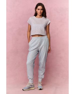 LoveShackFancy Sweetheart Lolana Cotton Sweatpants For - Pink