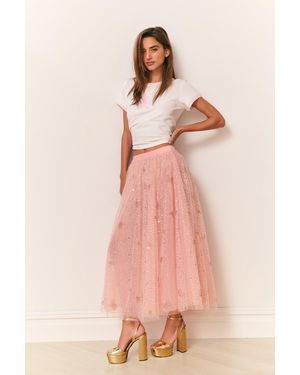 LoveShackFancy Wicked X Wilona Skirt For - Pink