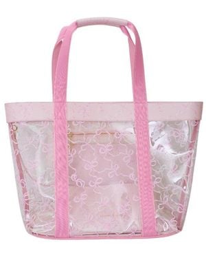 LoveShackFancy Marjorie Beach Tote For - Pink