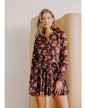 LOVE THE LABEL Kay Mini Dress - Brown
