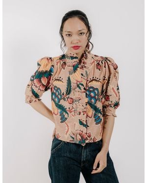 LOVE THE LABEL Zuri Top Short Sleeve - Gray