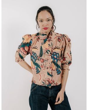 LOVE THE LABEL Zuri Top Short Sleeve - Gray