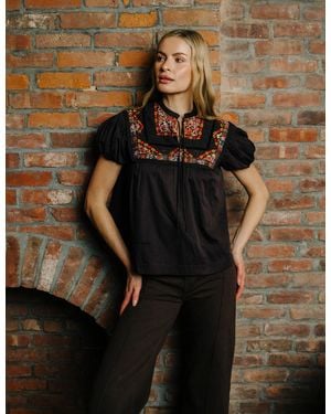 LOVE THE LABEL Molly Top - Black
