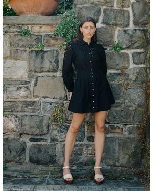 LOVE THE LABEL Marta Long Sleeve Mini Dress - Green
