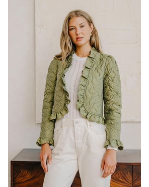 LOVE THE LABEL Melanie Quilted Jacket - Green