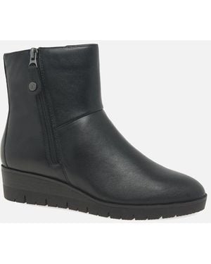 Caprice Antonia Ankle Boots - Black