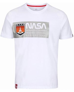 Alpha Industries Limited Edition Mars Reflective T-Shirt - White