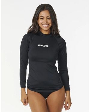 Rip Curl Rip Curl Classic Surf Long Sleeve Rash Vest - Black