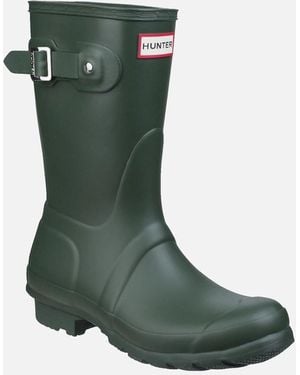 HUNTER Original Short Wellington Boots - Green