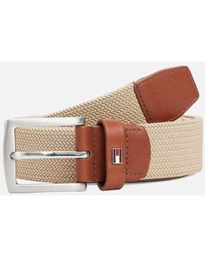 Tommy Hilfiger Denton Elastic Woven Belt - Brown