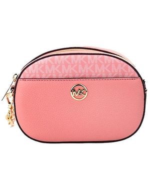 Michael Kors Jet Set Charm Small Dome Crossbody Bag - Pink