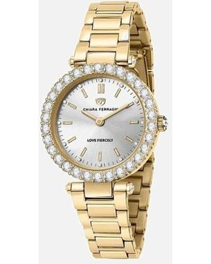 Chiara Ferragni Quartz Stainless Steel Analog Watch - Metallic