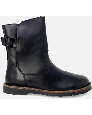 Birkenstock Leather Boots - Blue