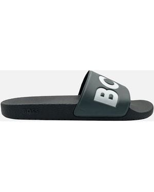 BOSS Aryeh Pool Sliders - Blue