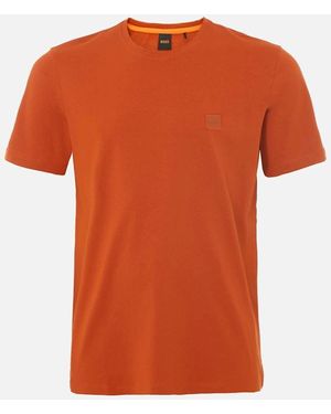 BOSS Relaxed Fit Tales T-Shirt - Orange