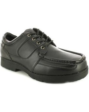 Rockstorm Shoes Work School Hunter 3 Lace Up Uk Size - Black