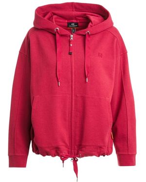 Parajumpers May Cerise Oversized Zip-Up Hoodie - Red