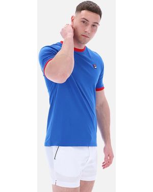 Fila Marconi Essential Ringer T-Shirt - Blue