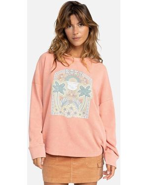 Roxy East Side Long Sleeve Top - Pink