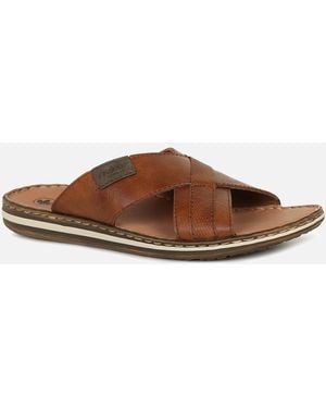 Rieker Shorline Sandals - Brown