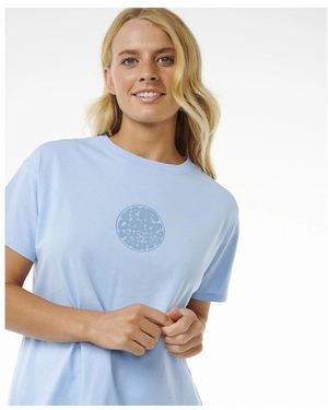 Rip Curl Rip Curl Icons Of Surf T-Shirt - Blue