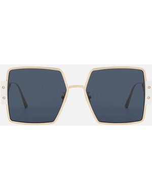 Dior 30Montaigne Ivory Frame Lens Sunglasses - Blue