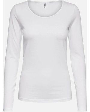ONLY Longsleeve Tshirt 15189883 - White