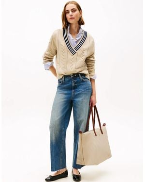 Tommy Hilfiger Popette Maxi Tote Bag - Blue