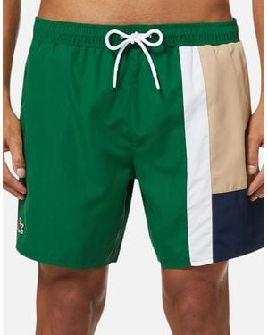 Lacoste Shorts Mh2451 Swimwear Summer Quick Dry Beach Shorts Sportswear - Green