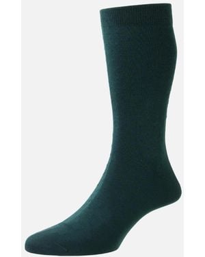 Pantherella Gadsbury Pindot Sock - Green