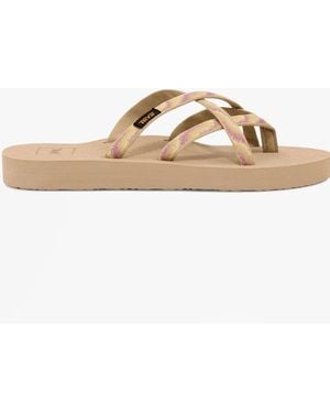 Teva Olowahu Sandals Neon Wave Peach Ice - Brown