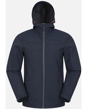 Mountain Warehouse Reykjavik Softshell Windproof Jacket - Blue