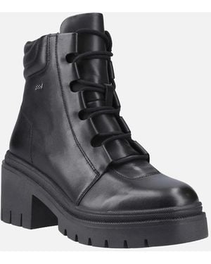 Pod Winona Leather Boots - Black
