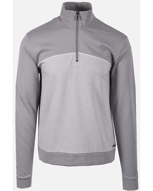 BOSS Boss Tracksuit Half Zip Light Pastel - Grey