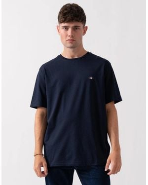 GANT Printed Archive Shield T-Shirt - Blue