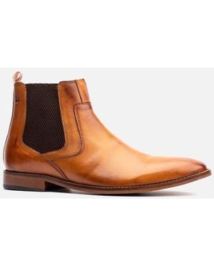 Base London London Scout Leather Tan Boots - Brown