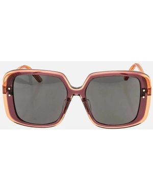 Dior Highlight Frame Smoke Lens Sunglasses - Multicolour